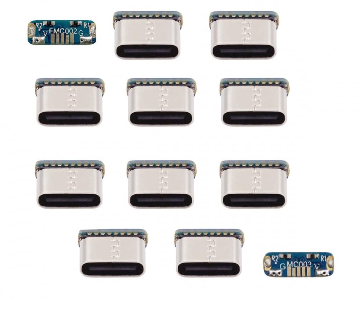 SolidKeus - 10x DIY Type-C Socket Vervangingsconnector