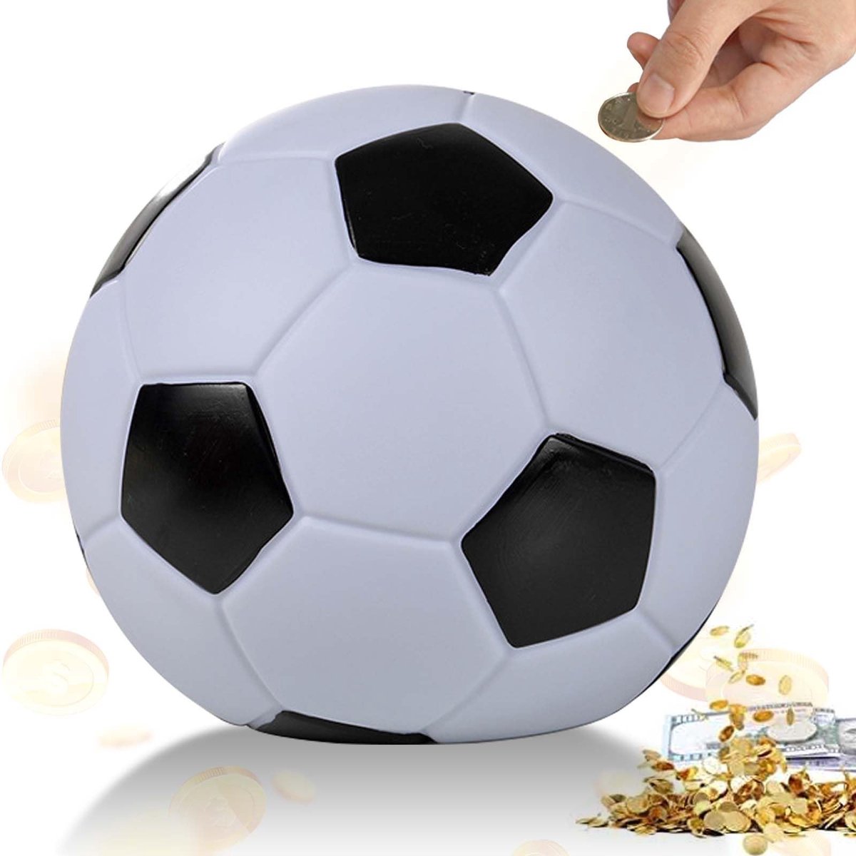SolidKeus - Voetbal Spaarpot voor Kinderen - 15 cm