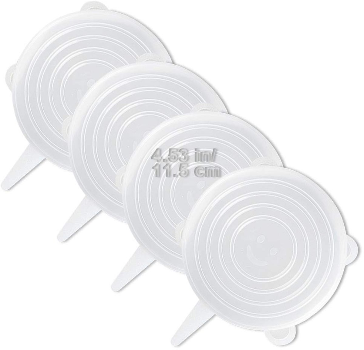 SolidKeus - Set van 4 Silicone Stretch Deksel voor Voedselopslag