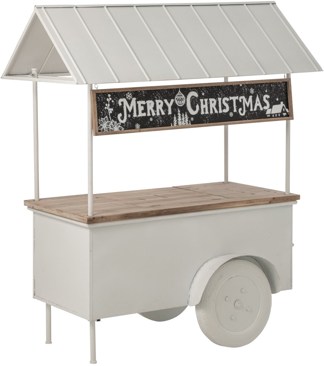 J-Line Buffetkast Kiosk - metaal - wit