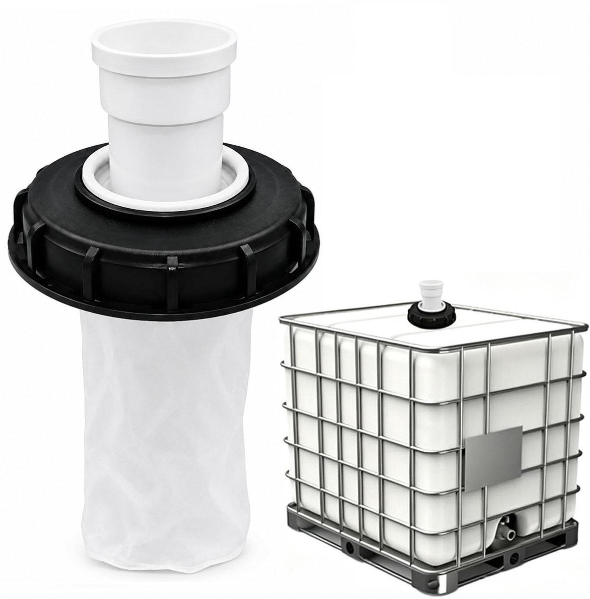 SolidKeus - IBC Dekselfilter met Wasbaar Nylon Filter