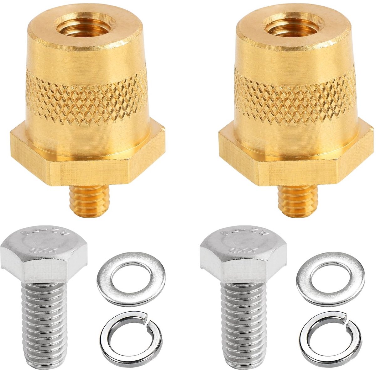 SolidKeus - Set van 2 Accu Terminals voor Auto met M8 Aansluiting
