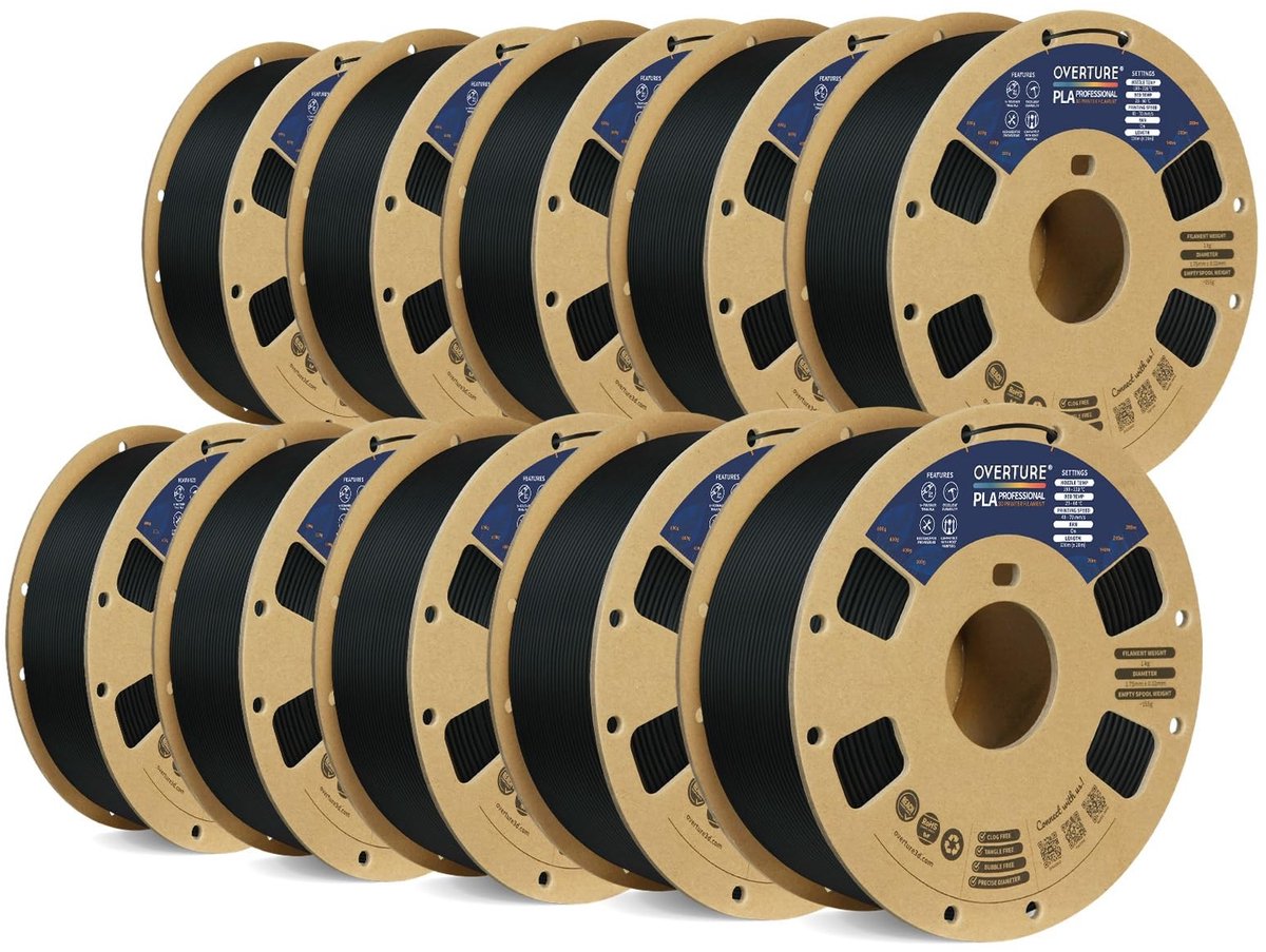 SolidKeus - PLA Professional Filament 1 kg 1,75 mm Zwart