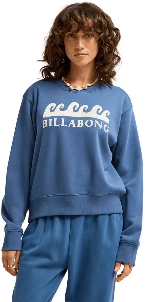 Billabong Surfing In Town Sweatshirt Blauw XS Vrouw