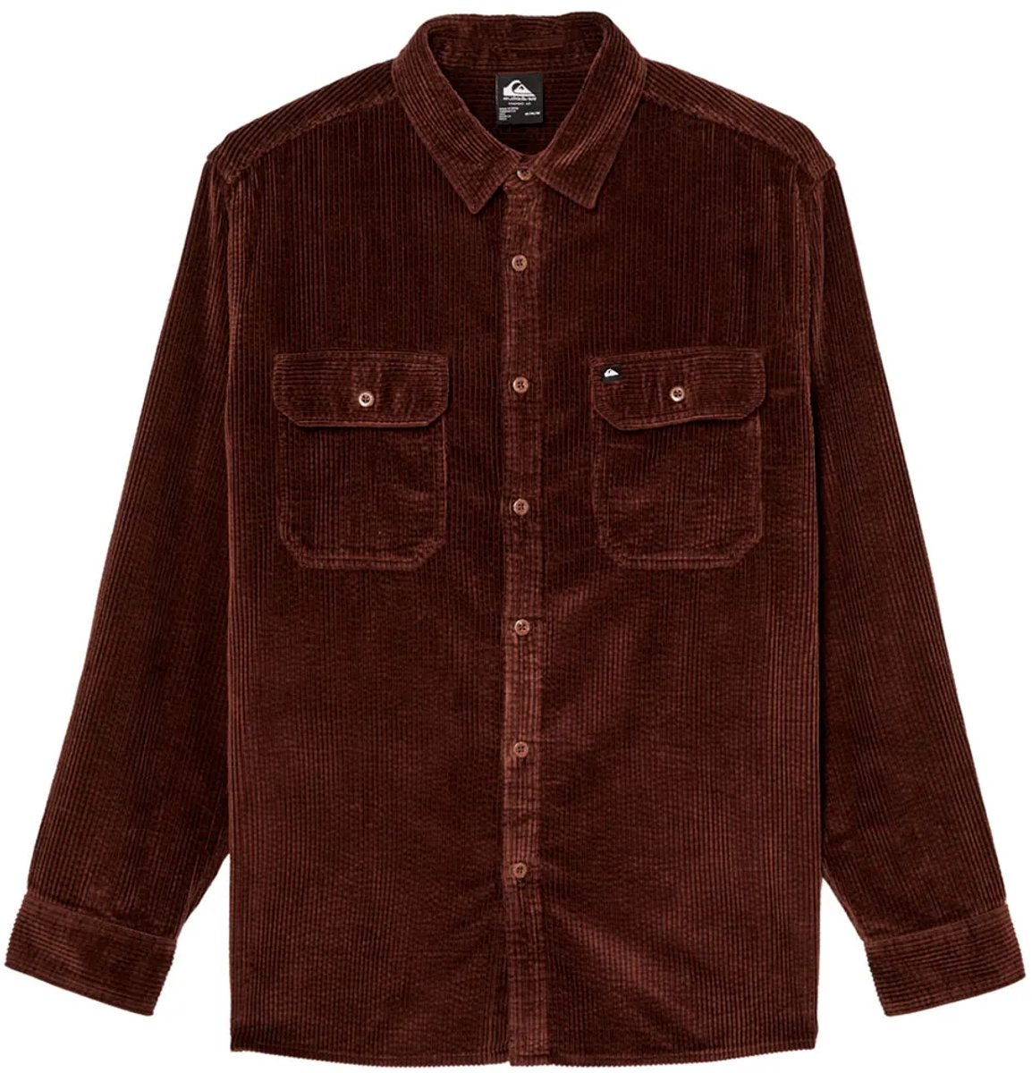 Quiksilver Venture Cord Overhemd Met Lange Mouwen M Man Java