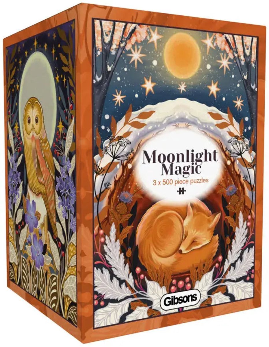 Moonlight Magic Puzzel 3 x 500 Stukjes