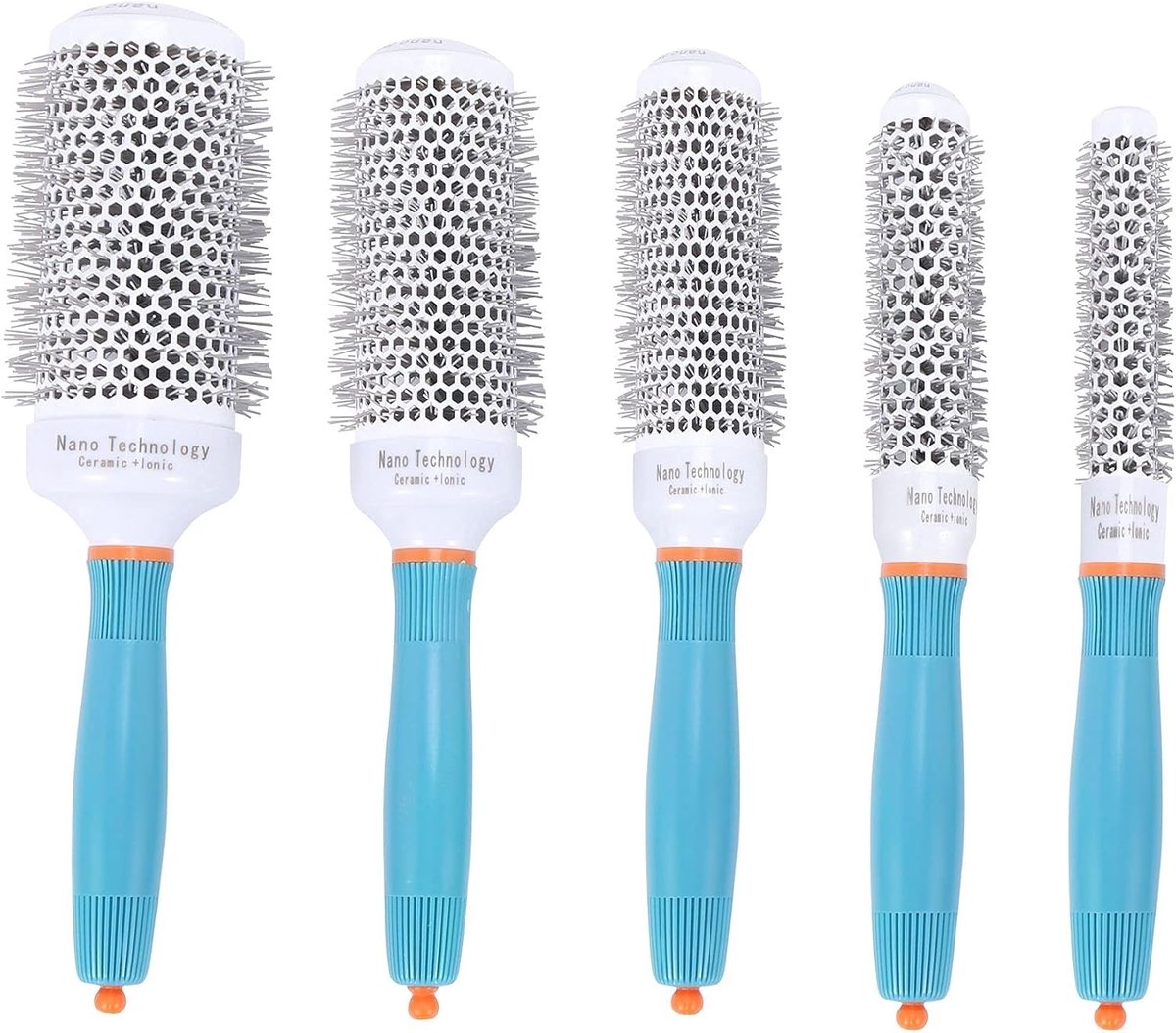 Ronde Haarborstel - Blauw - 6 cm - Professionele Hittebestendige Stylingrolkam - Voor Alle Haartypes