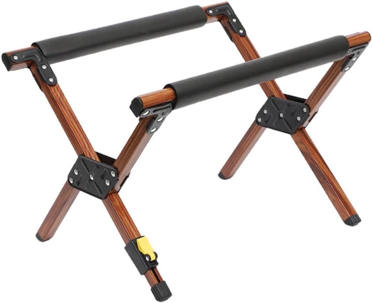 Opvouwbare Koelbox Standaard - Draagbare Koeler Houder - Buitenactiviteiten - Robuust Aluminium Frame - 50 cm Lengte - Zilver