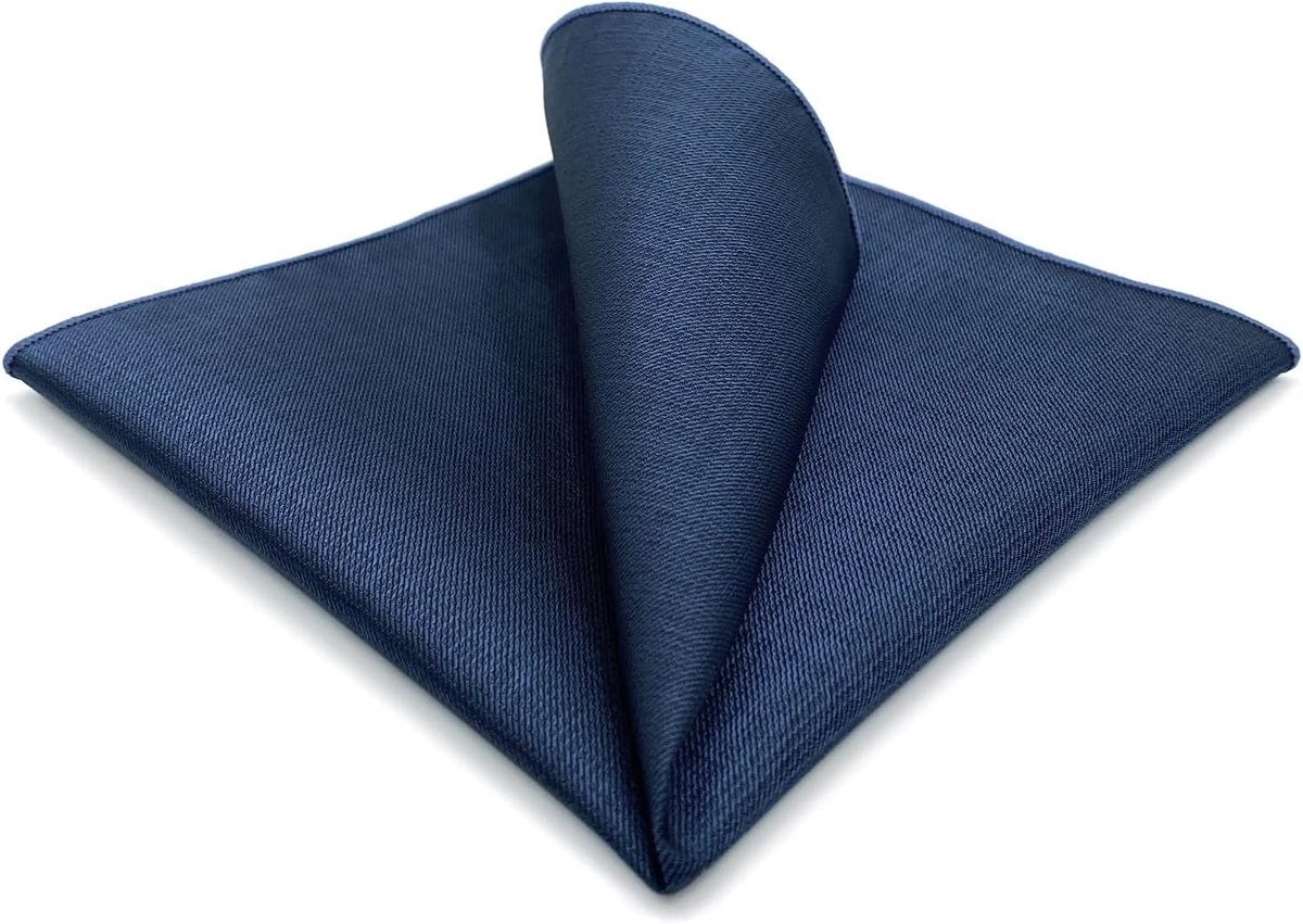 SHLAX&WING Zakelijke stropdassen Herenstropdas Effen blauw Klassiek Extra lang XL Set