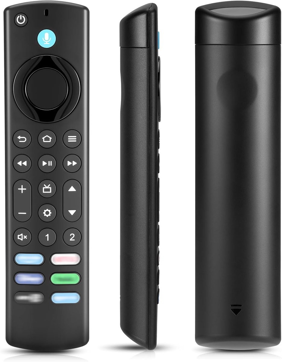 Spraakafstandsbediening (4 generatie) geschikt voor Smart TV (Lite, 2 Gen, 3 Gen, 4K), Smart TVs Cube (2e generatie, 3e generatie) met vier sneltoetsen en spraakfunctie
