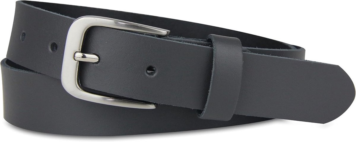 Lederen riem, 3 cm breed, keuze uit verschillende kleuren