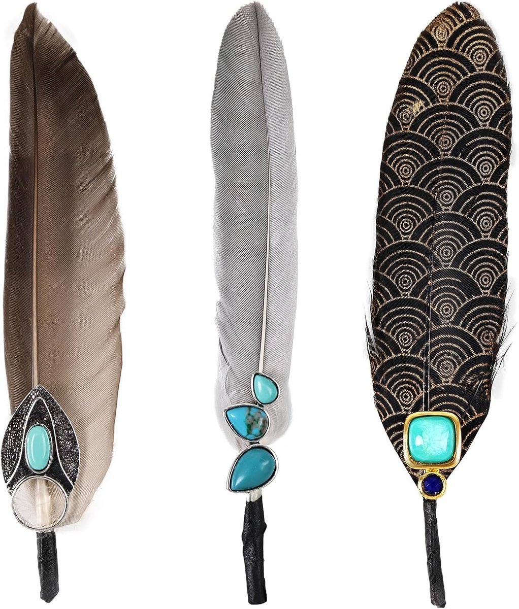 Veren om te knutselen, 3 stuks struisvogelveren voor hoeden, haarsieraden, maskers (A)