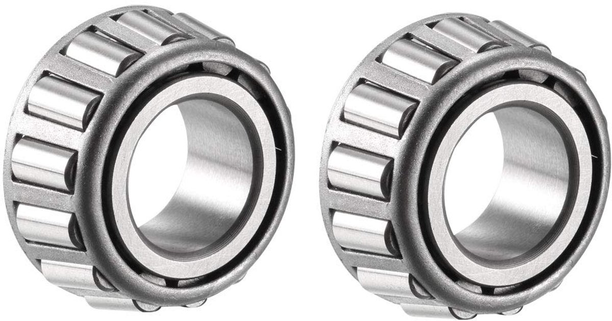 Sourcing map 2 stuks LM11749 kegelrollager enkele kegel 0,6875" boring 0,575" breedte
