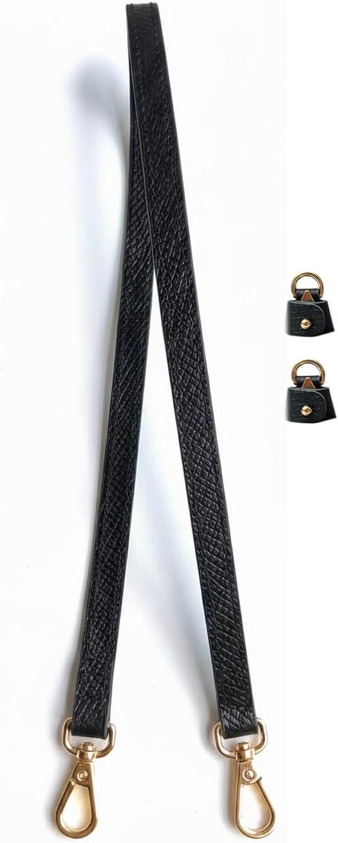 Vervanging, kort, echt leer, tasriem, bruin, beige, zwart, schouderriem voor pochette, okseltas, onderarmtas, veelzijdige portemonnee