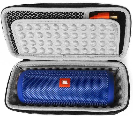 Opbergtas voor JBL Flip 5/4/3 voor Bose SoundLink Mini Logitech Boom EU, beschermhoes, draagtas, bluetooth-luidspreker, duurzaam, schokbestendig, zwart — afbeelding 4