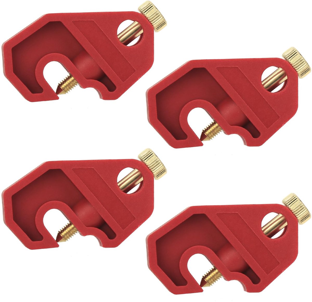 Miniatuur Stroomonderbreker (MCB) Uitsluiting met Schroef, Veilige Isolatie, 4 Stuks