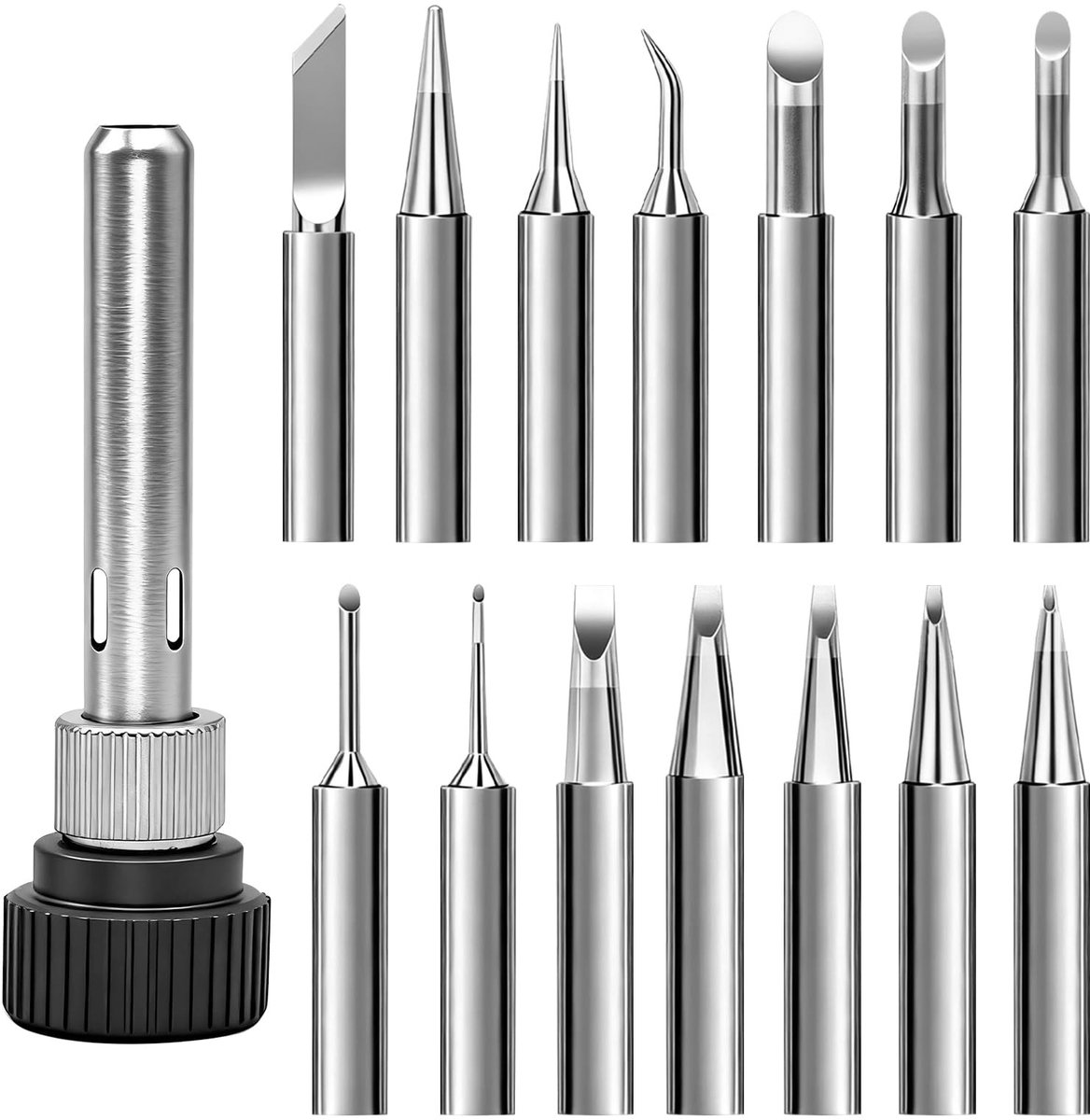 SolidKeus - Set van 14 Soldering Tips voor Solderstations