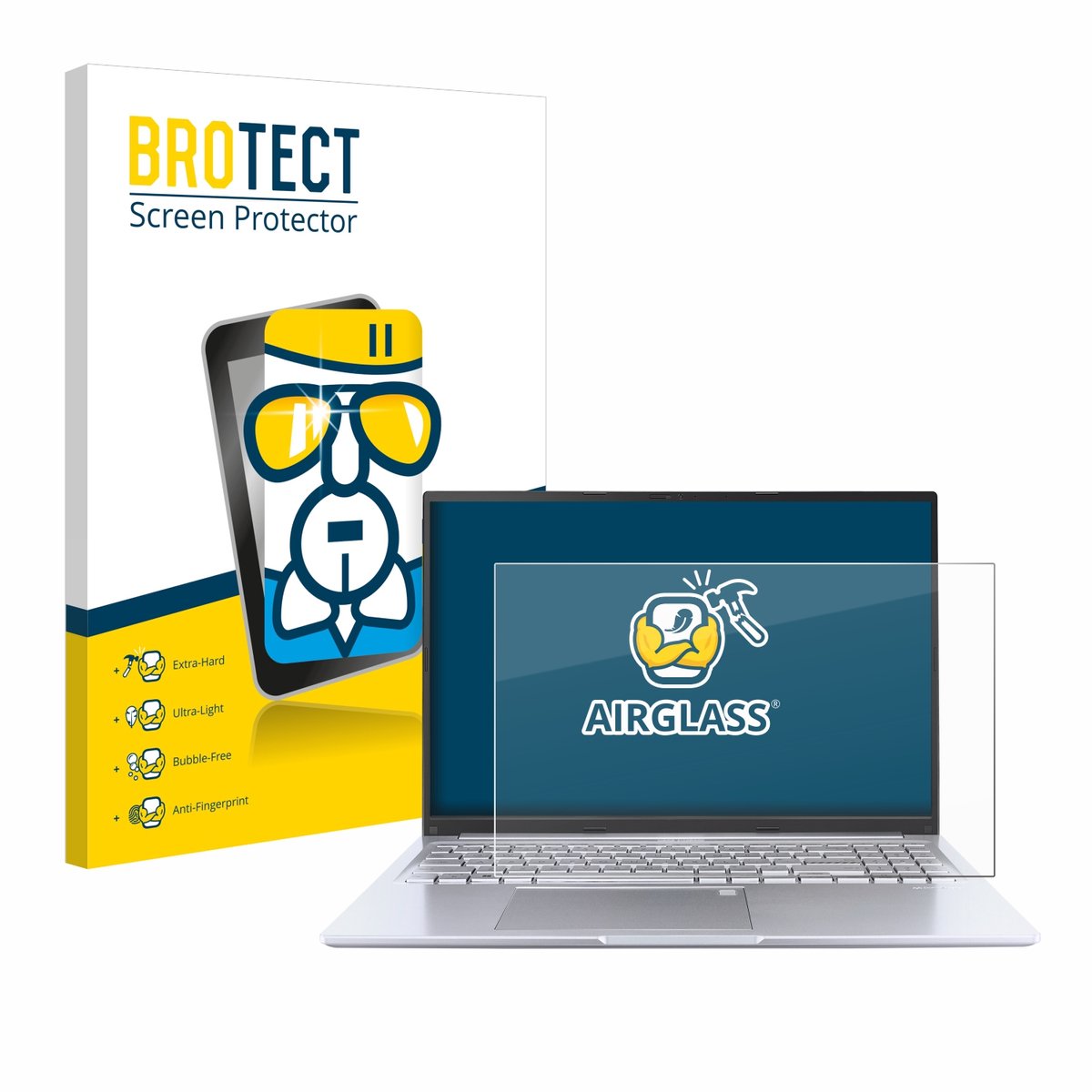 Screenprotector voor ASUS Vivobook 16 M1605 Beschermglas transparant