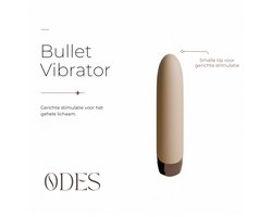 Odes - Mini Bullet Vibrator voor Vrouwen - Sex toys - Seksspeeltjes - Clitoris Stimulator - Voor Koppels - 10 Vibratiestanden - Siliconen - Oplaadbaar - Reisformaat