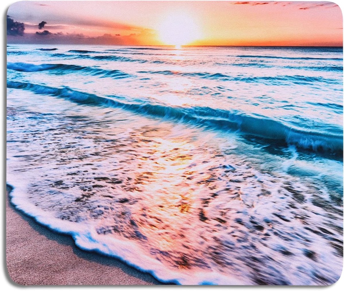 Muismat Kleine met Motief Kleurrijke Zee 240 x 200 mm