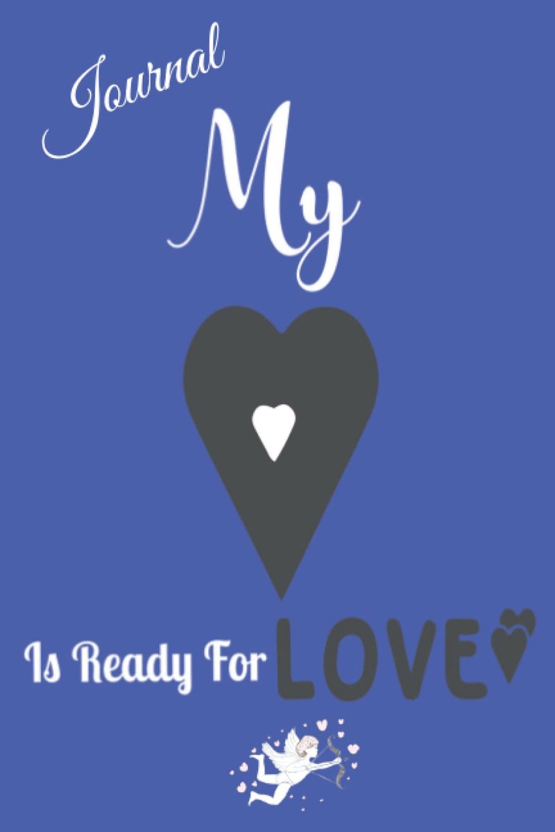 Heart Is Ready For Love: Royal Blue Glossy Journal
