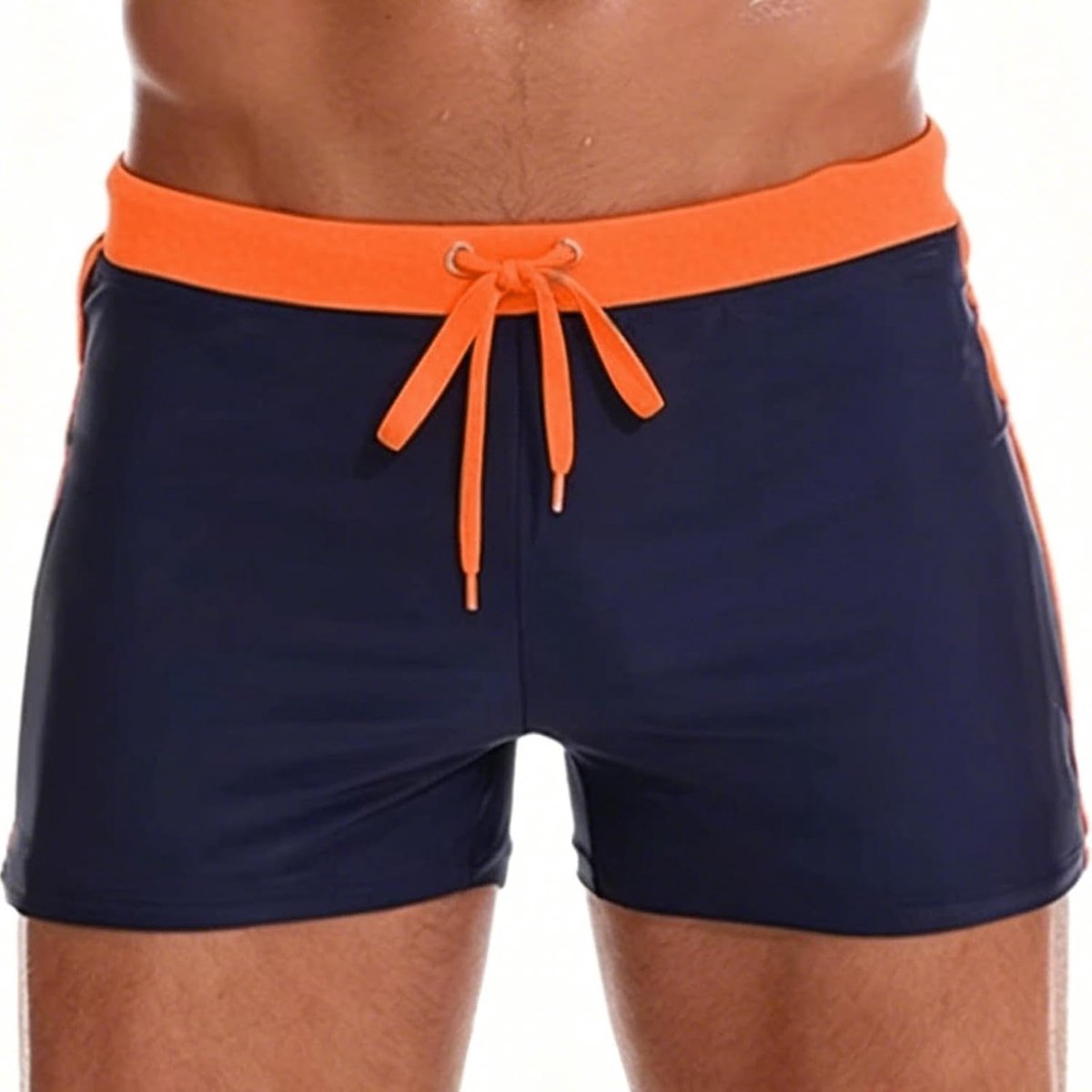 Shorts, sneldrogend, elastisch, met trekkoord en mesh-voering, zwembad, boxershorts, bestand tegen chloor, strand