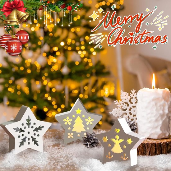 6 stuks siliconen gietvormen, kerst-siliconenvormen, sterhuis, liefde, sneeuwvlok, engel, dwerg, gietvormen, epoxyharsvormen voor zeep — afbeelding 5