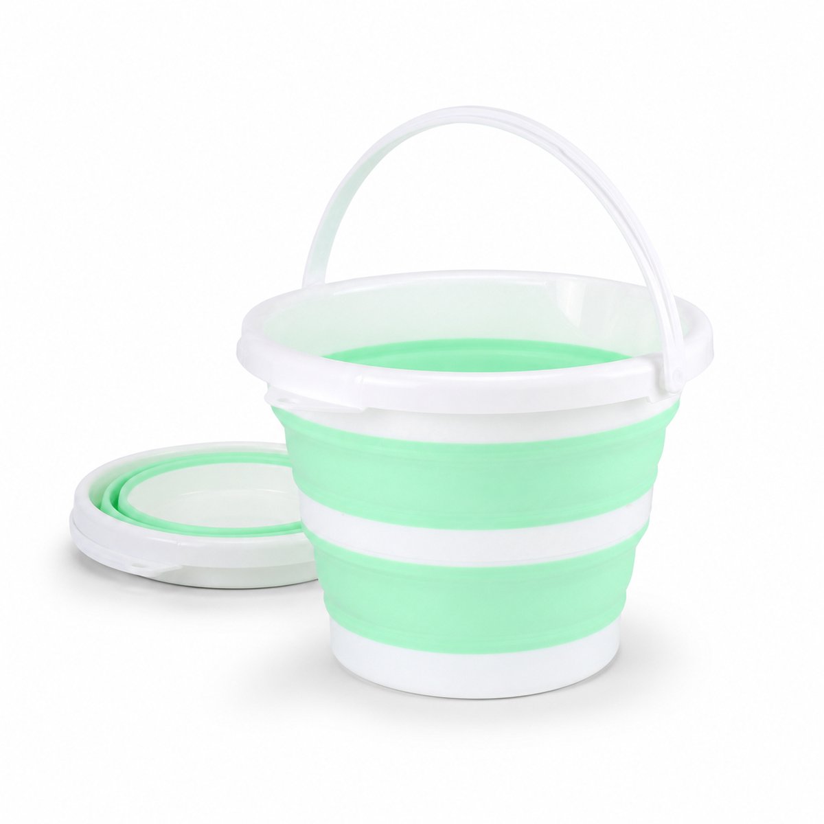 Opvouwbare emmer 5 liter - compact - voor camping, tuin en schoonmaak