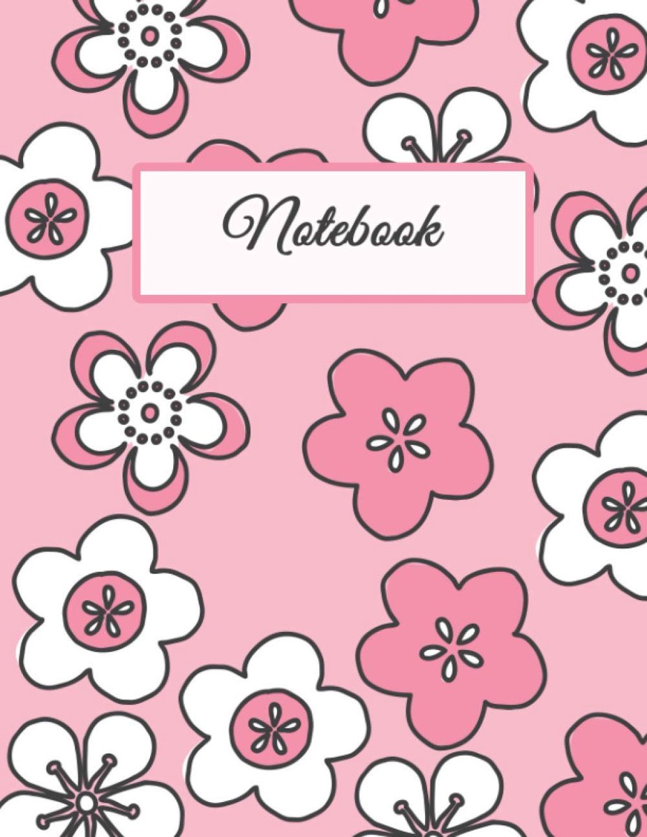 Lined , Floral Notebook for Girls, Teens, Students and Women (8.5 x 11 Large)