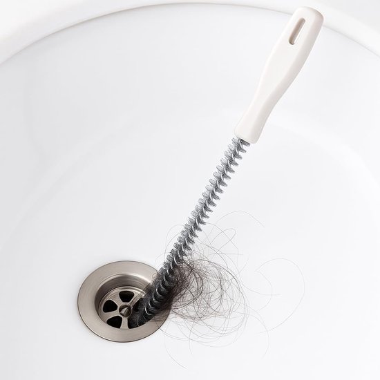 Reinigingsborstel voor buizen van badkamer en keuken, flexibel, van nylon — afbeelding 2
