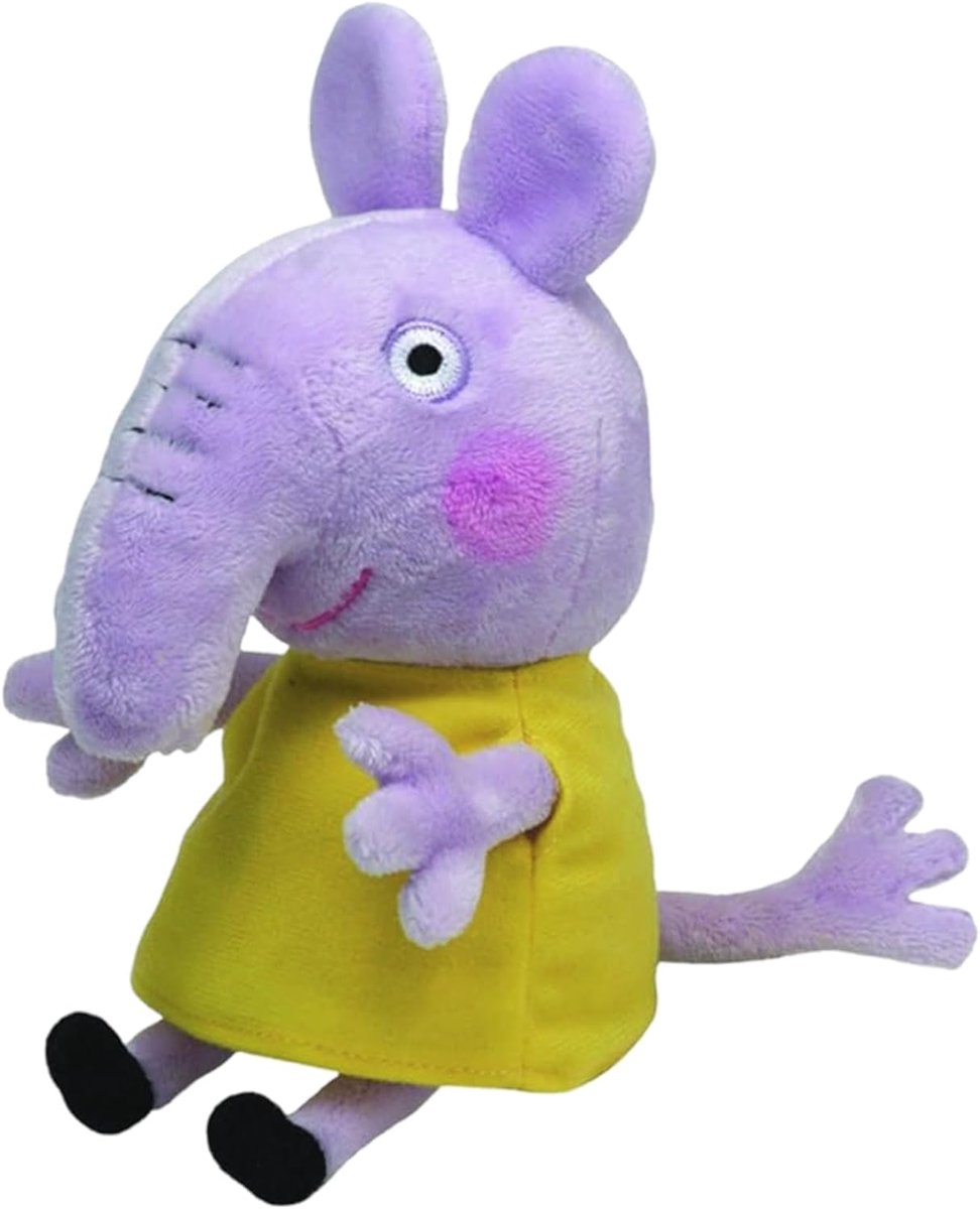 Ty 46173 Emily Elephant Peppa Pig pluche, geel