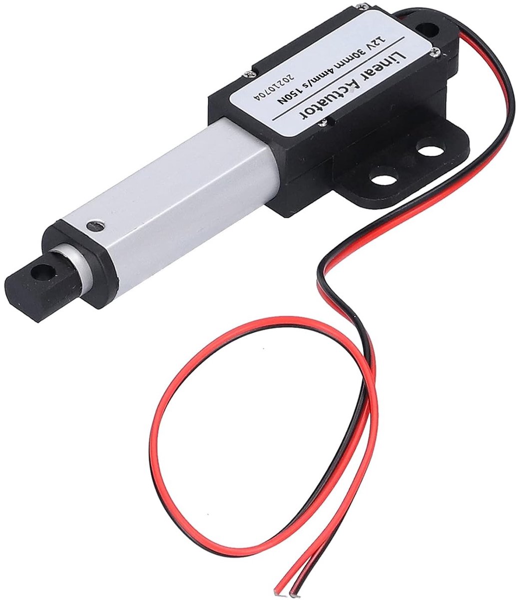 Mini Elektrische Lineaire Actuator 30mm DC 12V - Compacte Bewegingsoplossing met Kortsluitbeveiliging en 150N Kracht