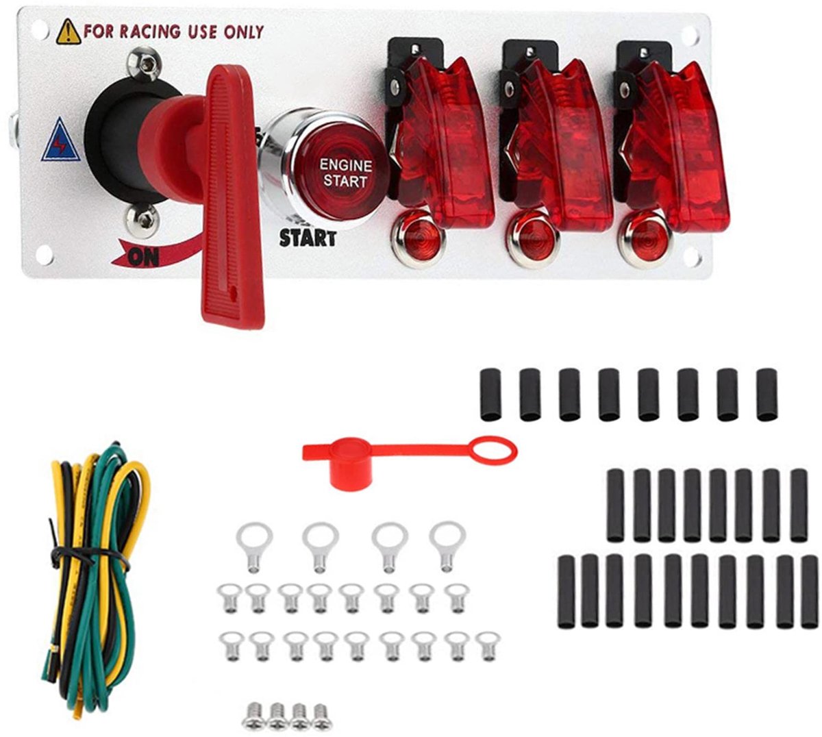 Omgoods - Race Auto Startknop Schakelpaneel met LED
