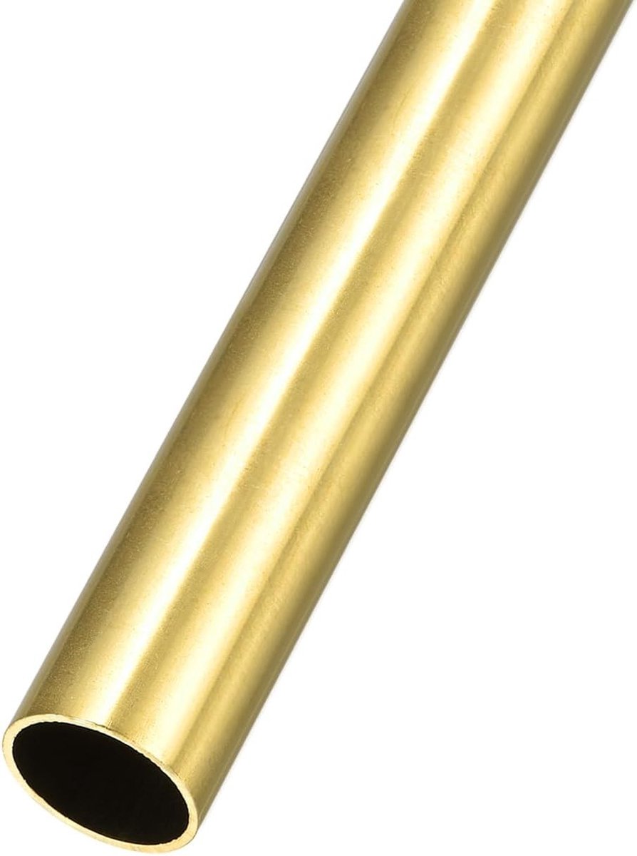 Messing Buizen (16mm AD x 1mm Wand D x 200mm L) Rechte Slangen - Voor Thuis, Meubels, Machines en Creatief Werk