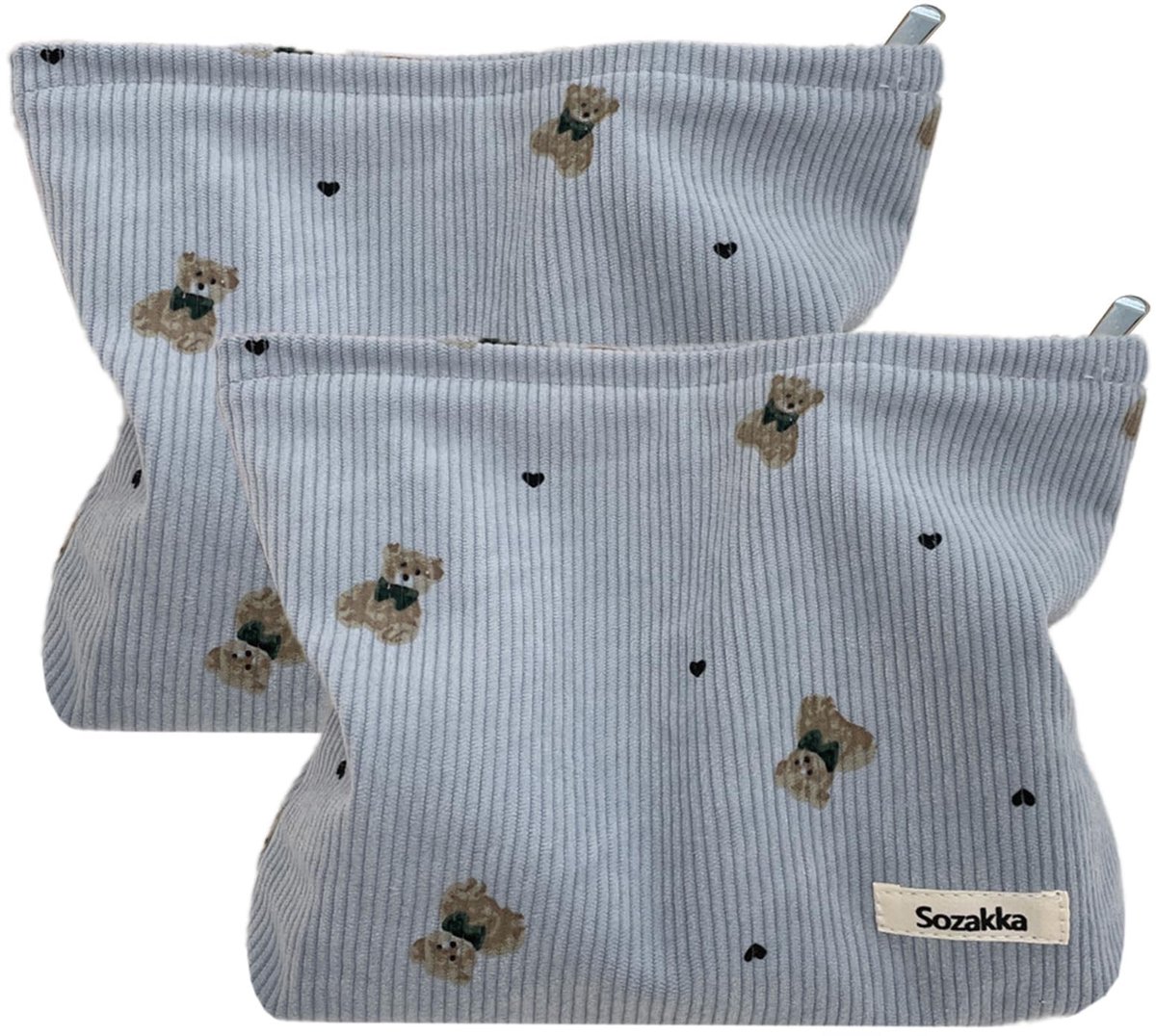 Omgoods - Set van 2 Make-up Tassen voor Dames