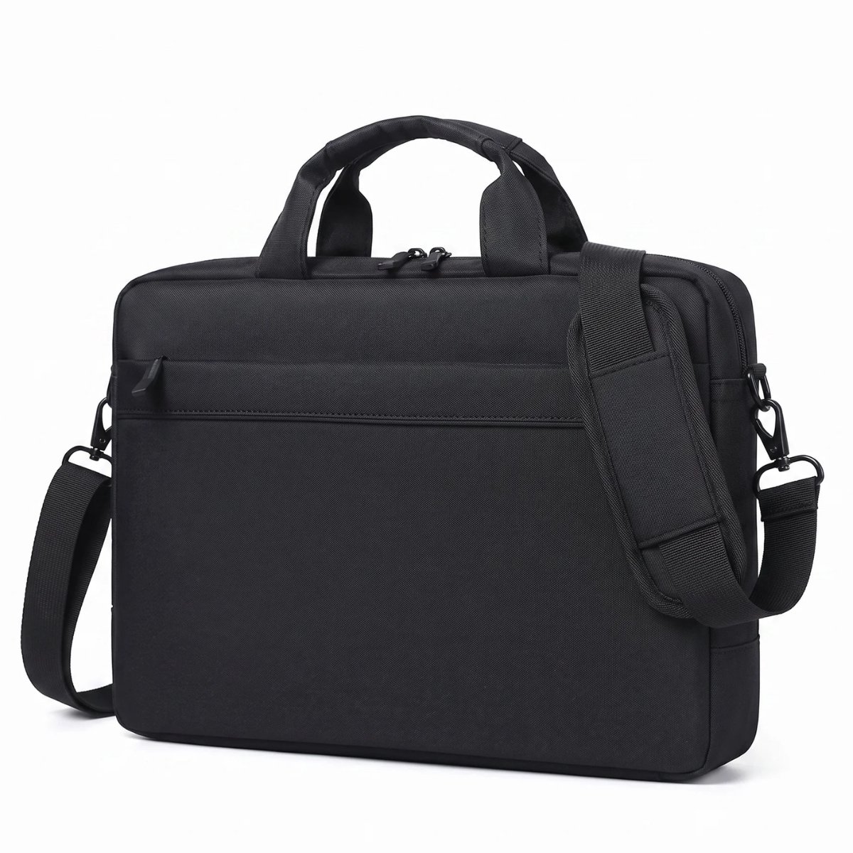 RENALUX Laptoptas 17.3 Inch - Laptop Schoudertas Dames en Heren - Unisex - Zwart - 17.3 Inch