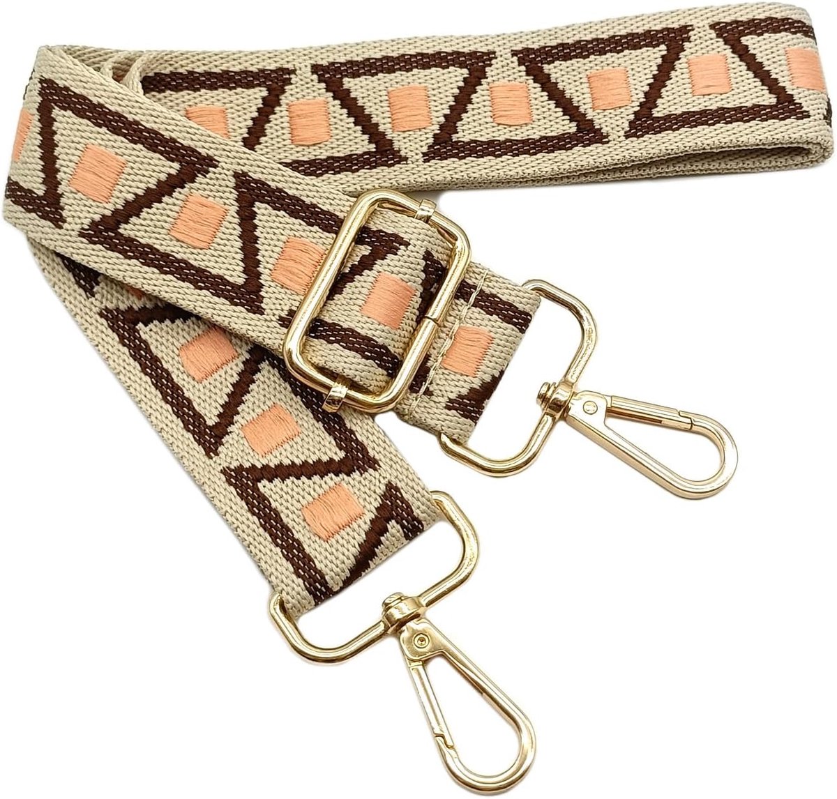 Schouderriem voor damestassen, brede tasriem, rood-groen, verstelbare schouderriem met gouden karabijnhaak, duurzaam voor crossbody tas, handtas, doe-het-zelf schouderaccessoires voor