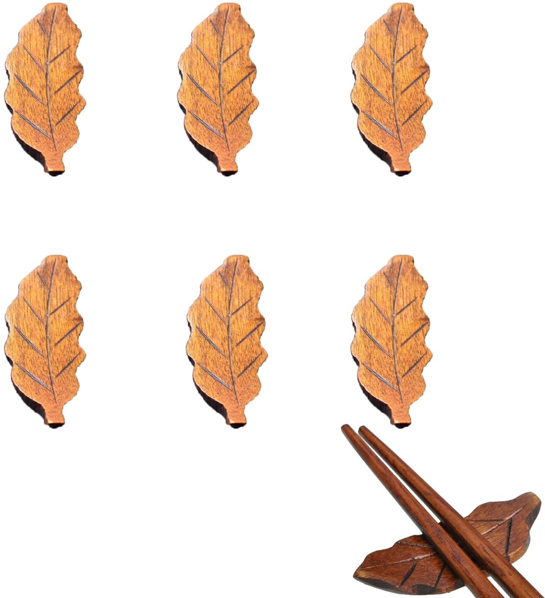 SolidKeus - Set van 6 Minimalistische Eetstokjes en Servies