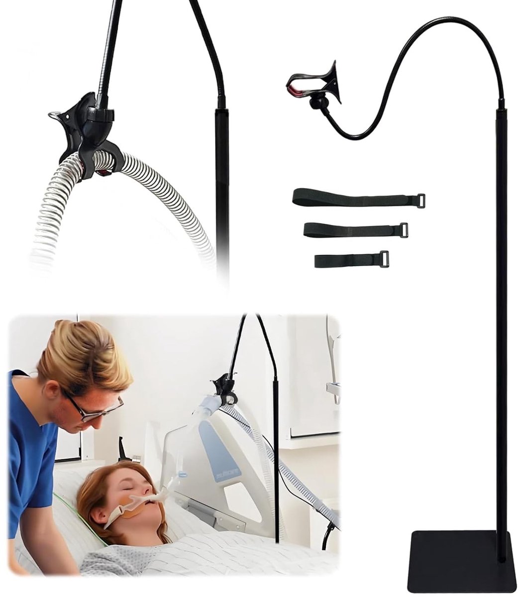 SolidKeus - Verstelbare CPAP Slang Houder met 360 Graden Rotatie