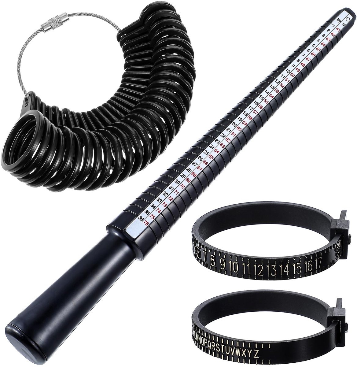 SolidKeus - Set van 4 Ringmaatmeters voor Juweliers