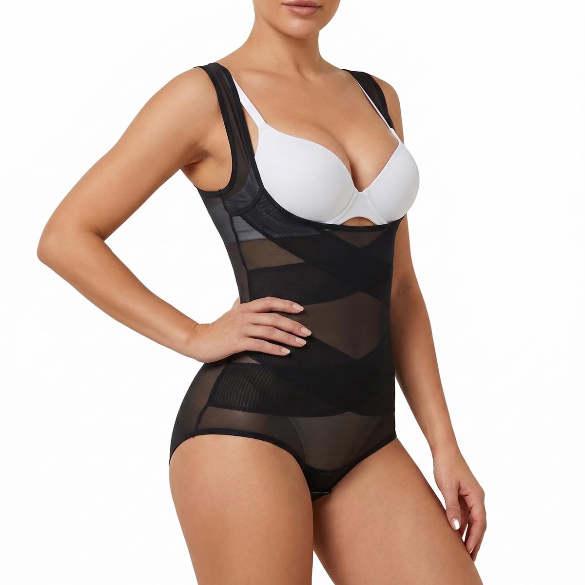 SolidKeus - Figuurcorrigerende Body voor Dames met Hoge Taille
