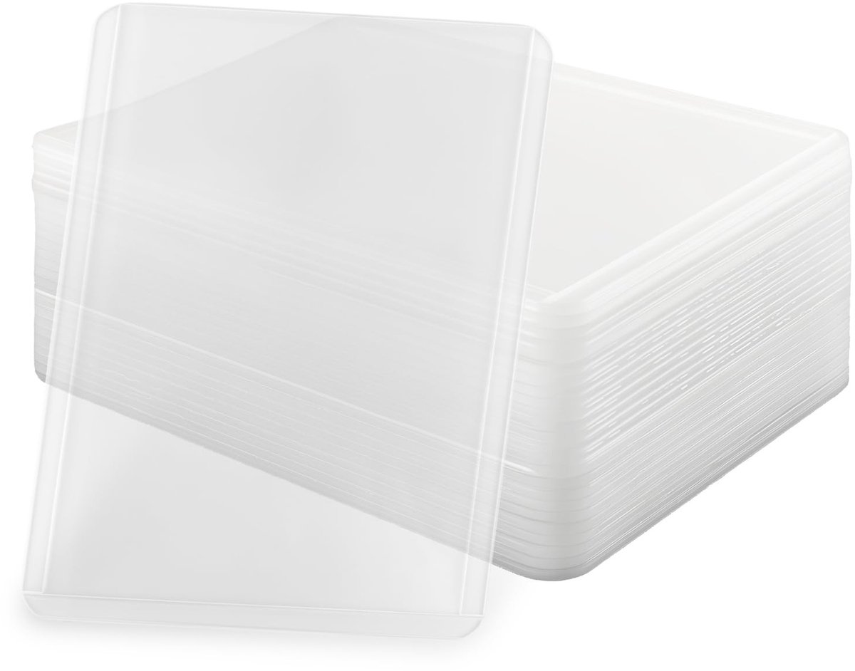 SolidKeus - Set van 24 Transparante Toploaders voor Kaarten