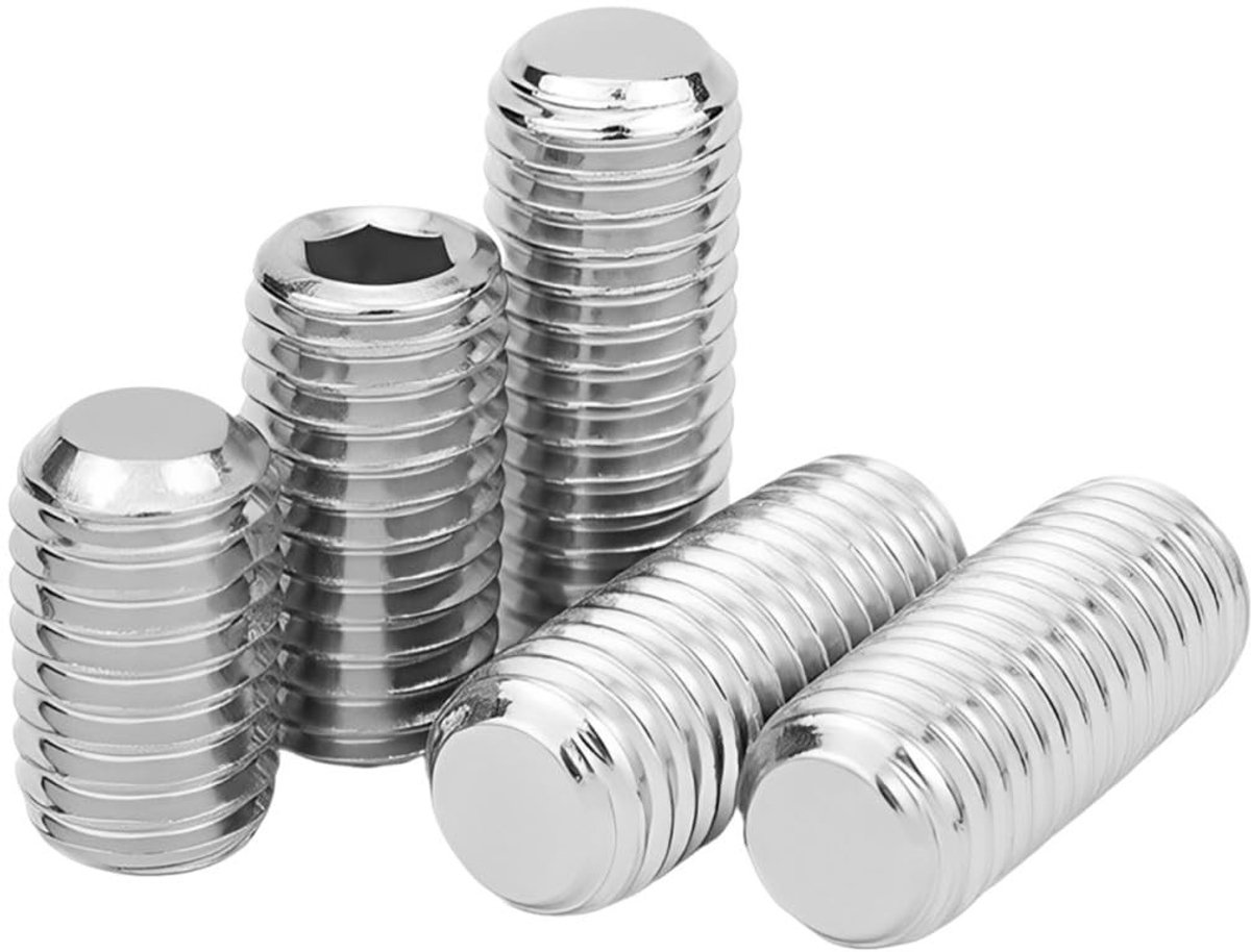 SolidKeus - Set van 20 Zeskantkopschroeven M6 x 8mm van Roestvrij Staal