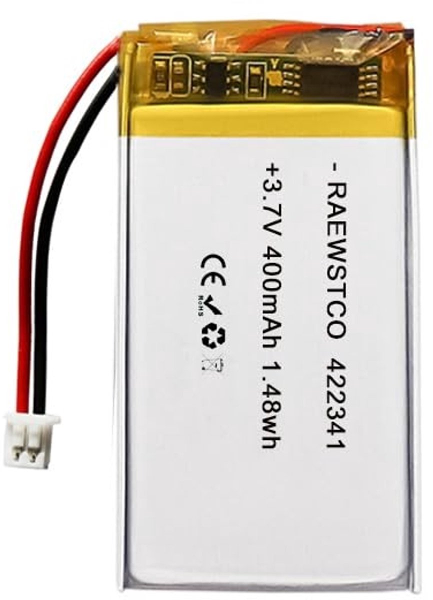 SolidKeus - 3.7V 400 mAh Lithium Batterij voor Kleine Luidsprekers en Speelgoed