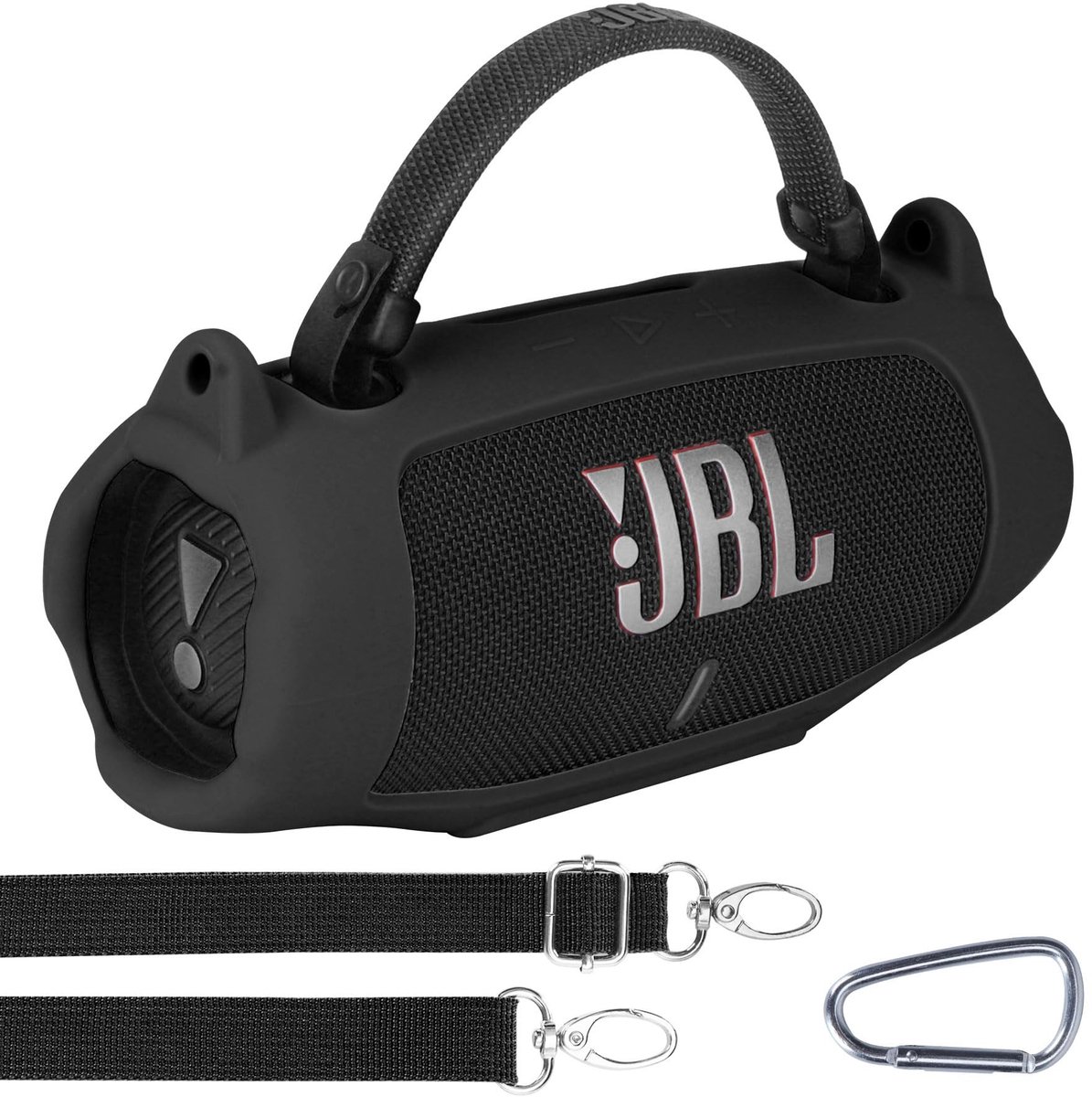 SolidKeus - Siliconen Hoes voor JBL Charge 6 Draagbare Speaker