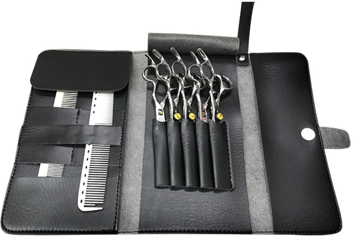 SolidKeus - Professionele Kappers Gereedschap Set met Schaar en Tas