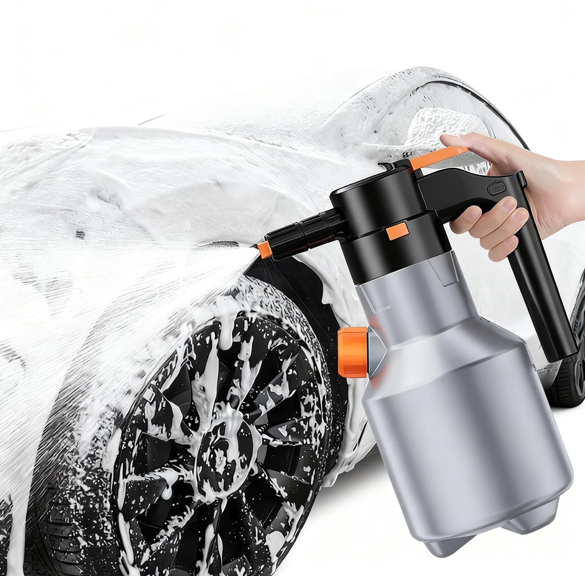 SolidKeus - Draadloze Auto Foam Sprayer voor Efficiënte Autowas