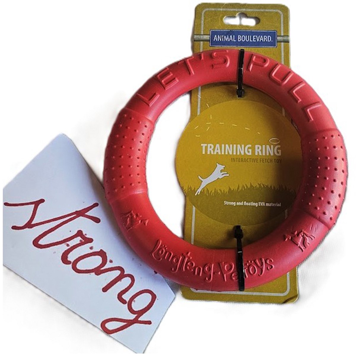 Eva Toys Training Ring Assorti-ø19cm - Hond - Animal Boulevard - Ab50105 - Assorti