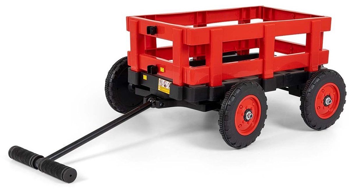 Milly Mally Rolly elektrische kindertractor 12V met aanhanger - Accuvoertuig