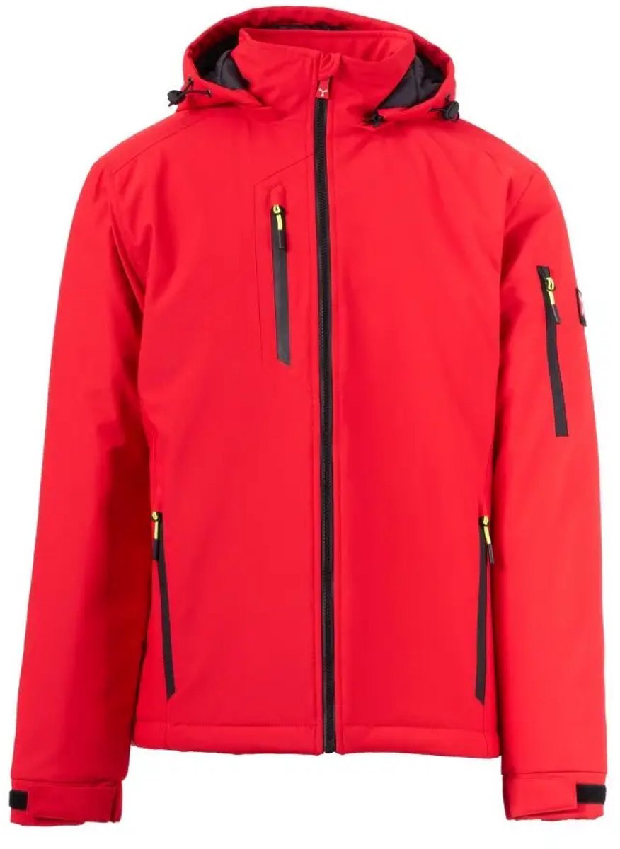 Waterdichte jas Payper Wear Creek Lite Pad Rood
